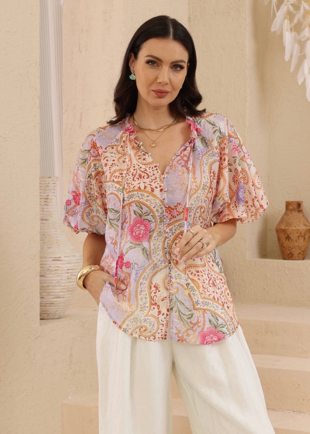Parisian Top - Lilac