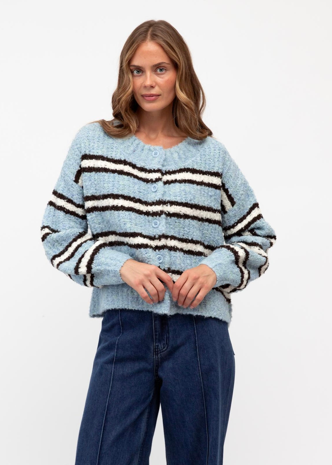 Rosewood Stripe Jumper | Blue