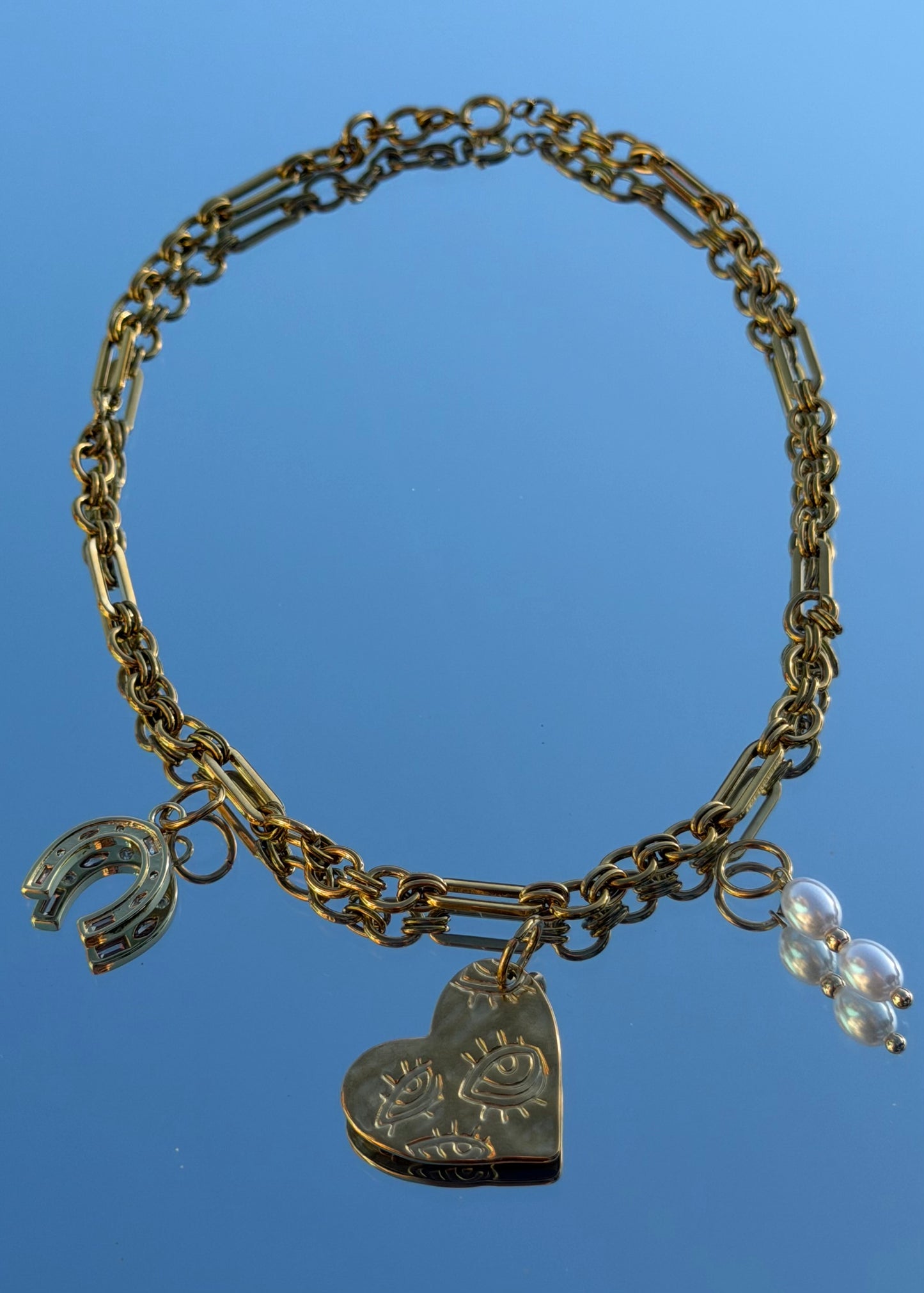 Evil Eye Love Charm | Gold