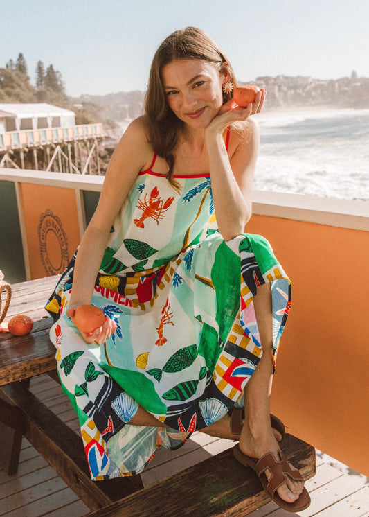 Soleil Summer Midi Dress