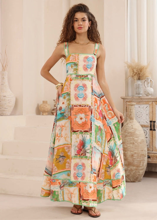 Seaside Maxi Dress | Multi