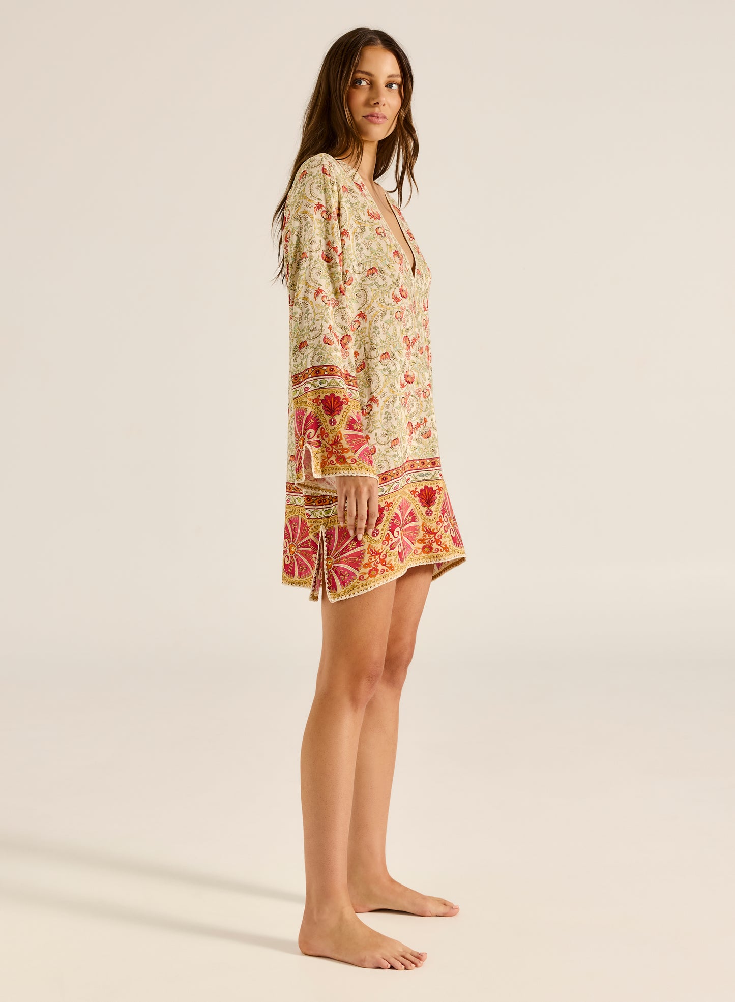Rosselini Natasha Mini Dress| Rose Floral