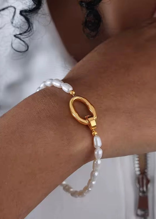 Pearl Charm Bracelet Base