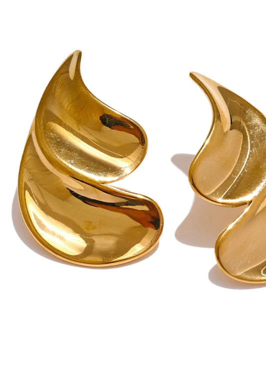 Grecian Gold Earring