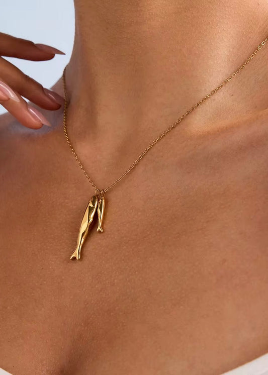Sardinia Life Necklace | Gold Long