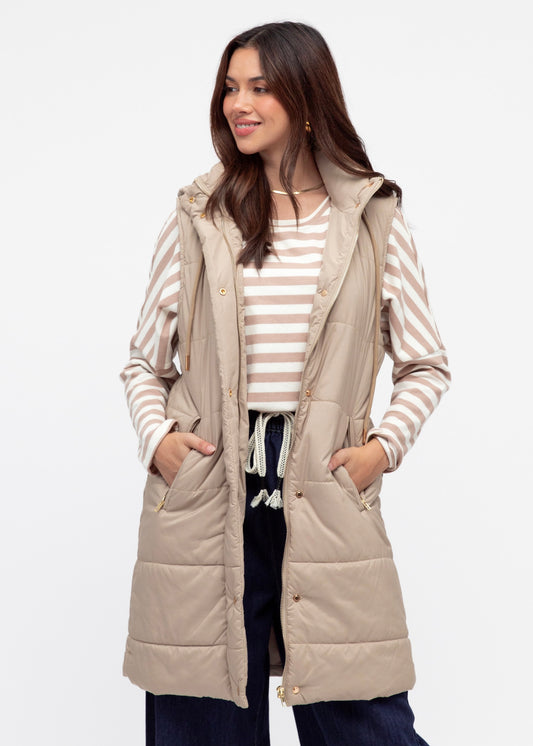 Puffer Vest | Camel