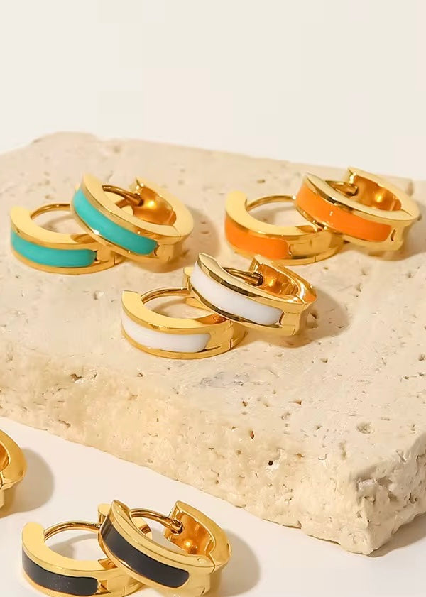Emerald Cuff Gold Earring