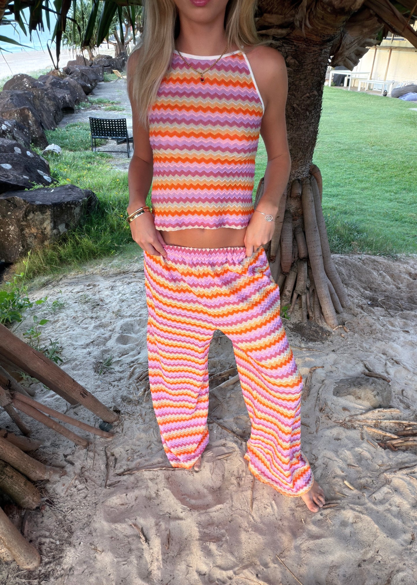 Crochet Top | Disco Print