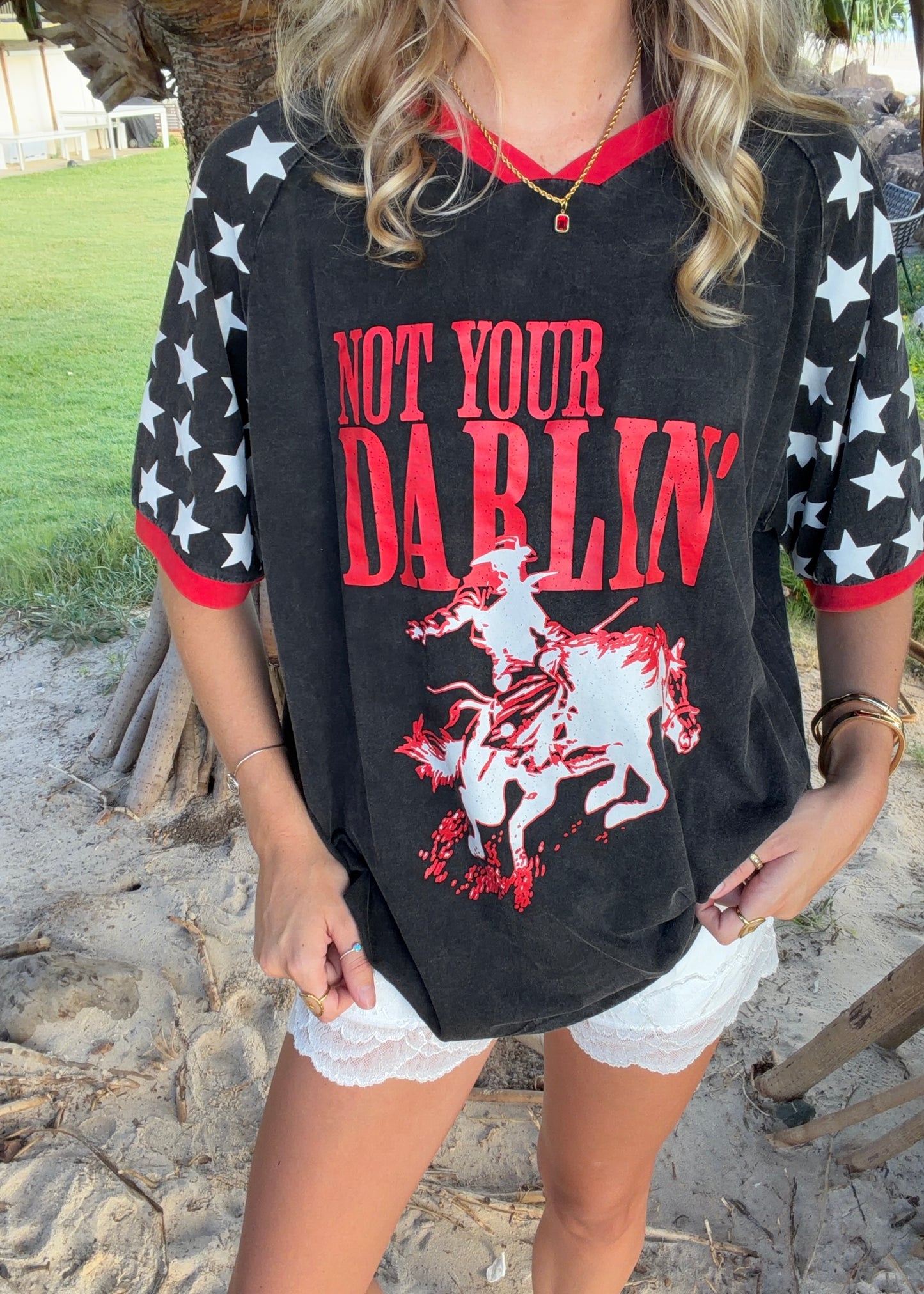 Not Your Darlin Tee| Black