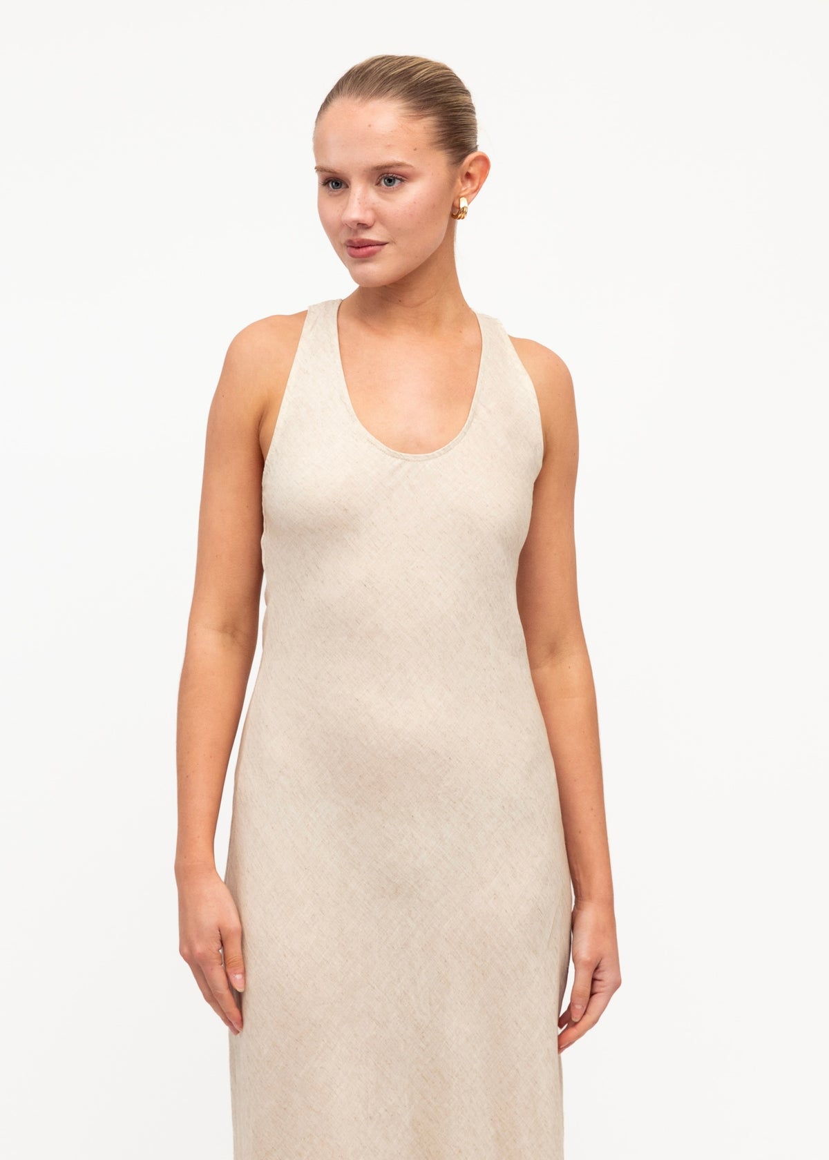 Scoop Midi Dress - Oatmeal