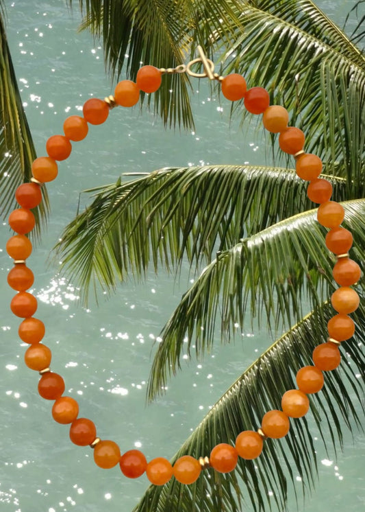 Clementine Coast Charm Necklace 43cm