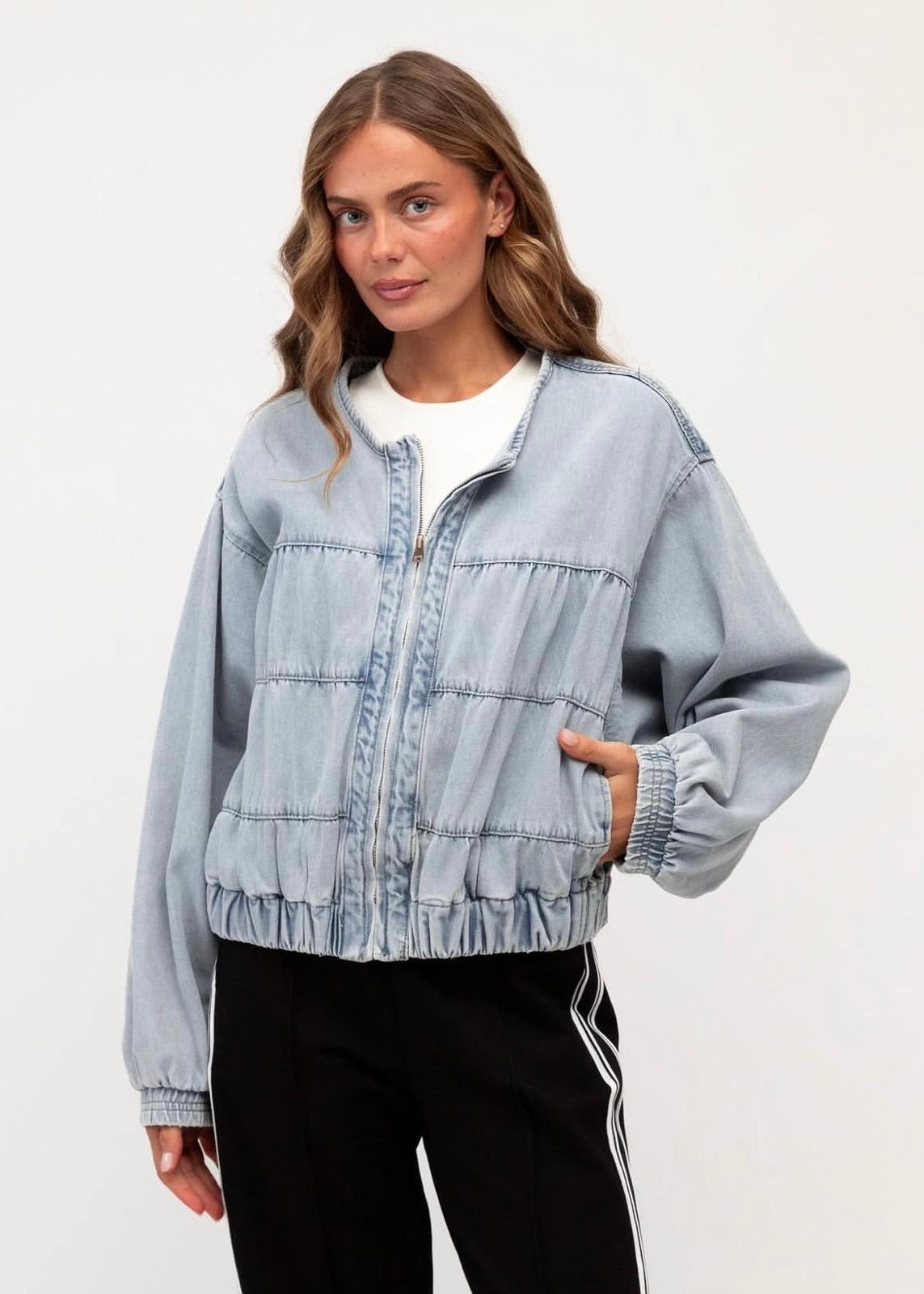 Polar Denim Jacket | Light Blue