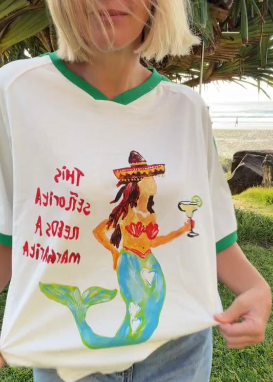 Senorita Needs a Margs Tee| White