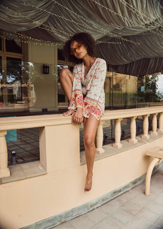 Rosselini Natasha Mini Dress| Rose Floral