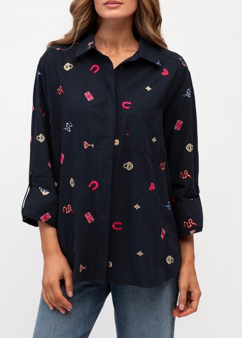 Charming Shirt | Navy