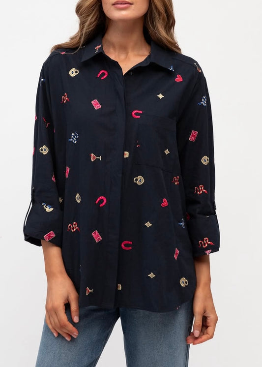 Charming Shirt | Navy