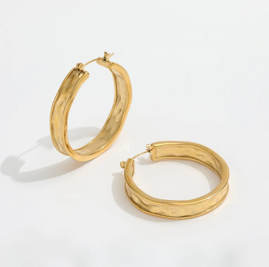 Gold Hoop Earring