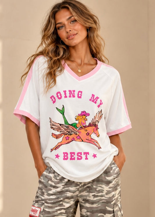 Doing My Best | White