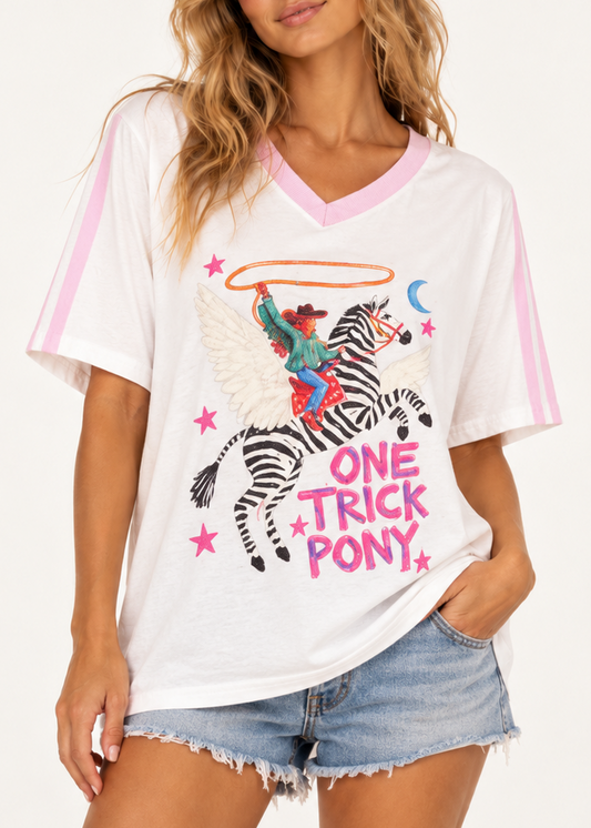 One Trick Pony Tee | White