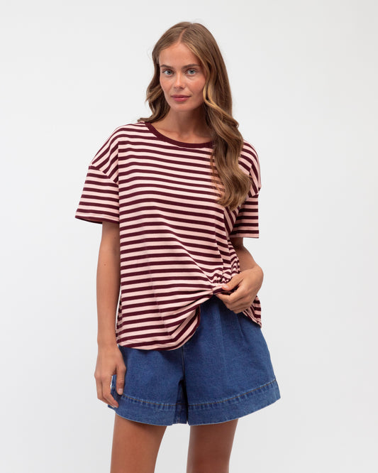 Easy Tuck T | Blush
