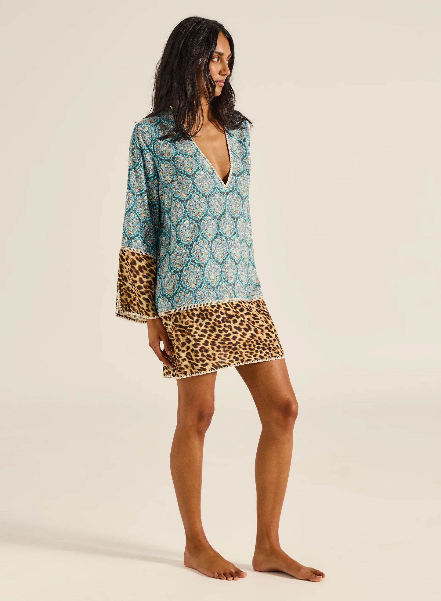 Natasha Mini Kaftan | Jungle