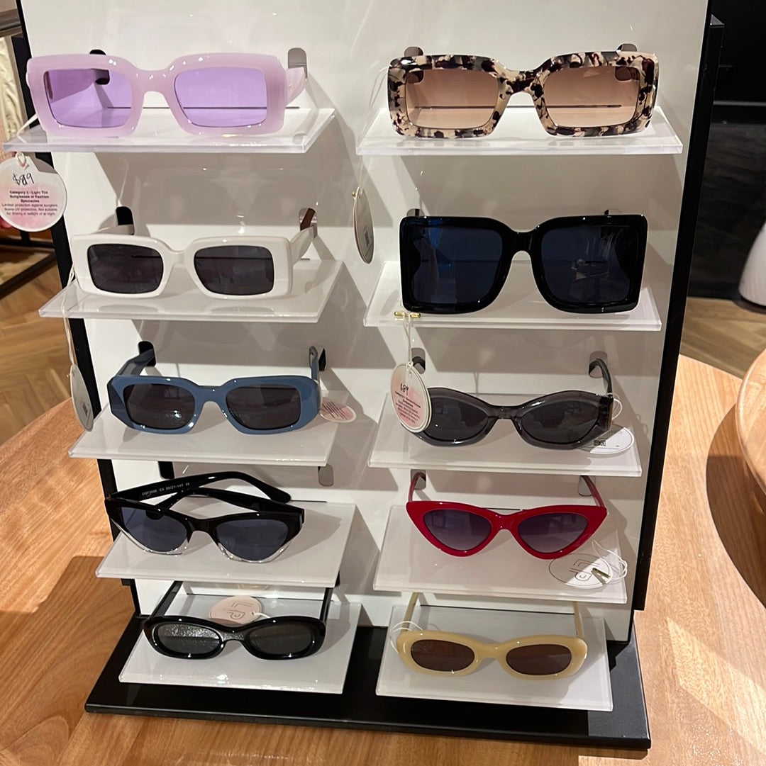 Assorted sunglasses
